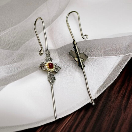 Silver Ear Pin
