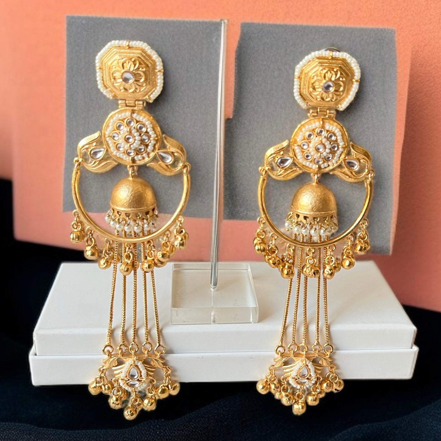 Classic Kashmiri Hoop Earrings