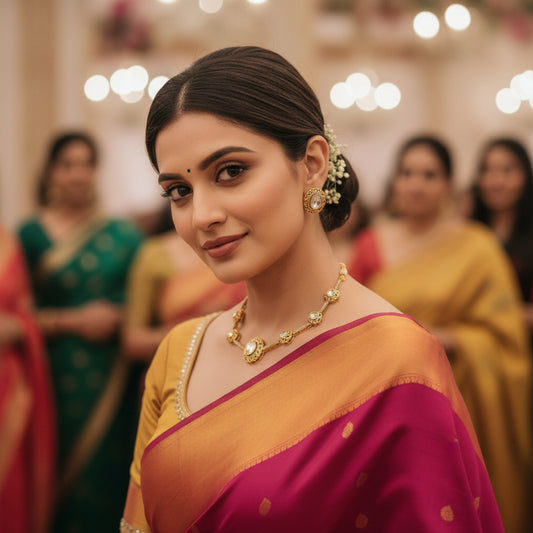 Sleek Moissanite Necklace Set