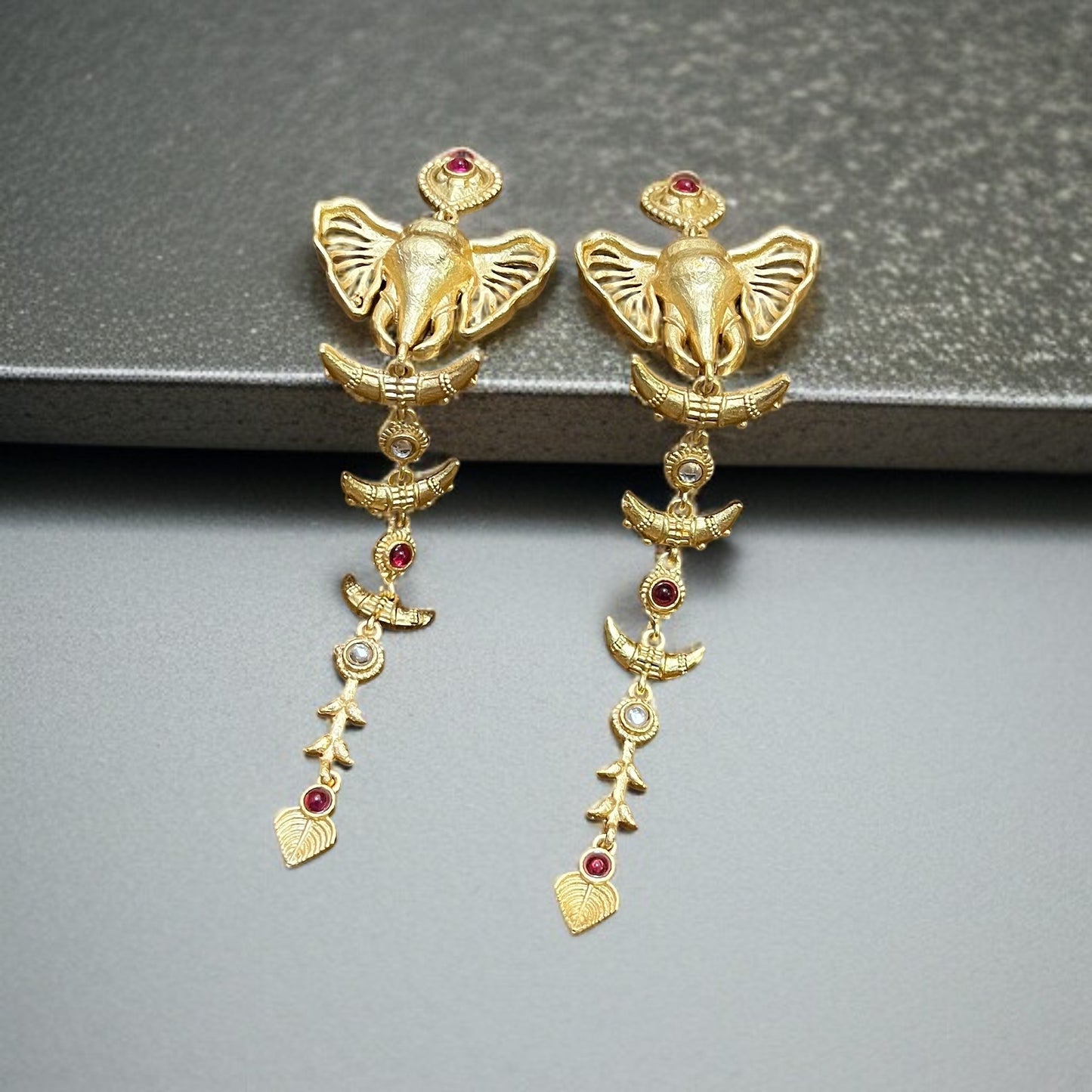 Elephant Drop Earrings
