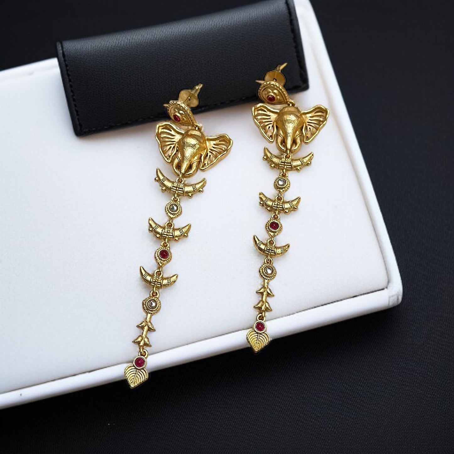 Elephant Drop Earrings