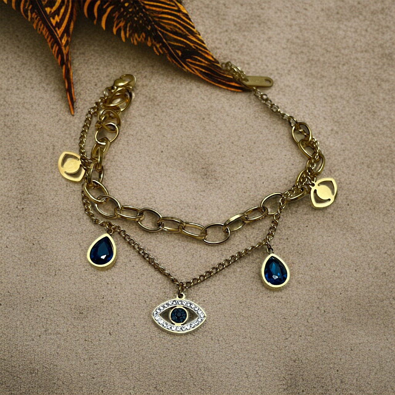 Evil Eye Chain Bracelet