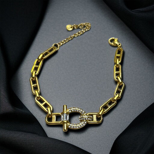 CZ Chain Bracelet
