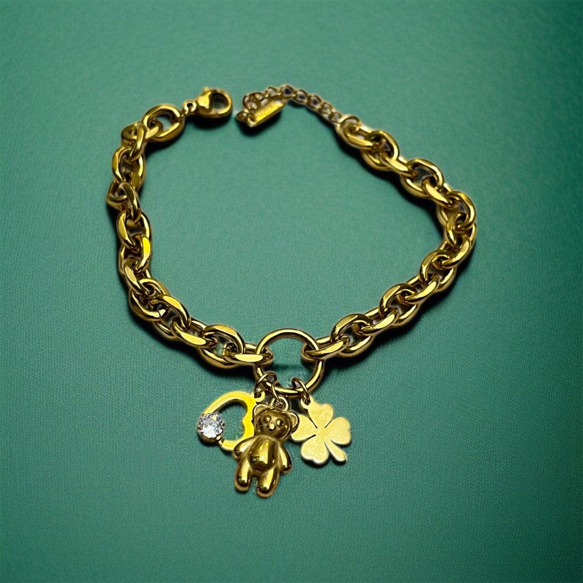 Doll Clover Chain Bracelet