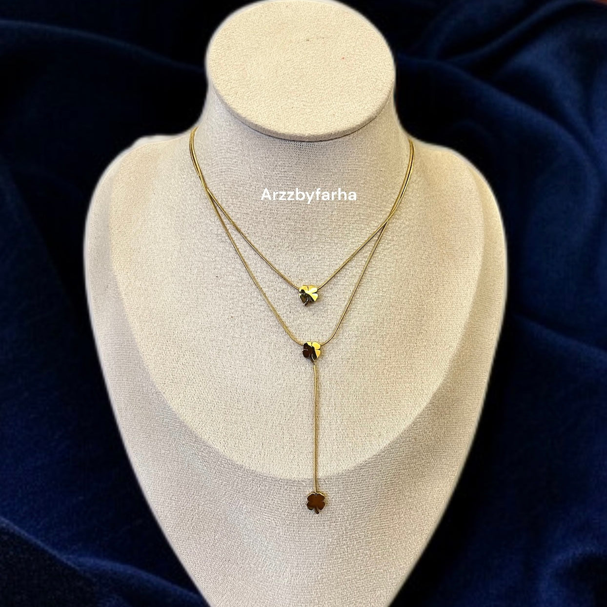 Clover Layered Chain Necklace