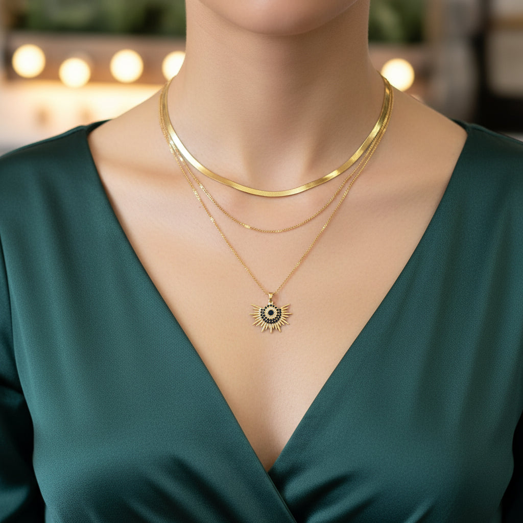 Double Layered Chain Necklace