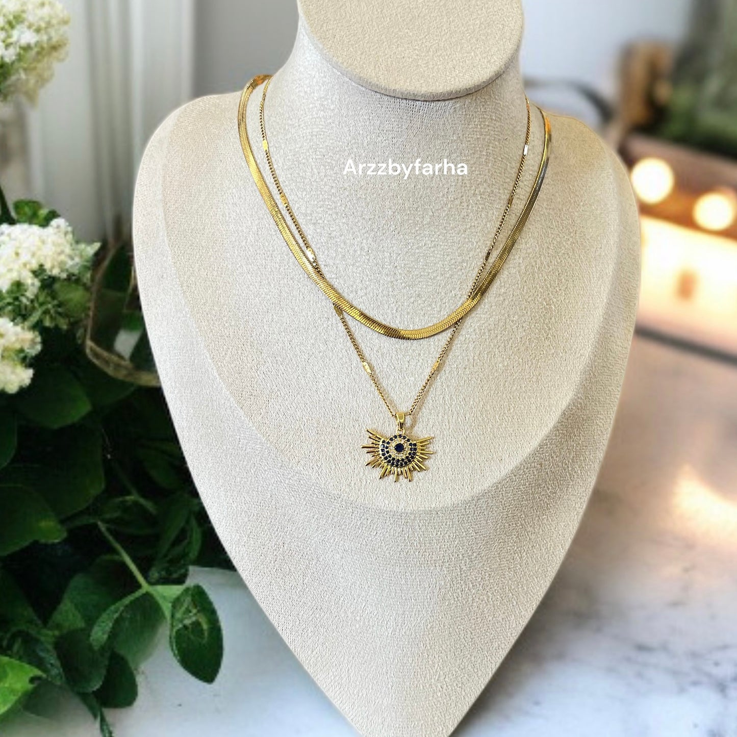 Double Layered Chain Necklace