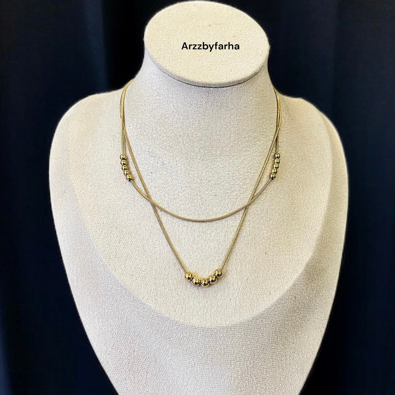 Layered Gold Chain Necklace