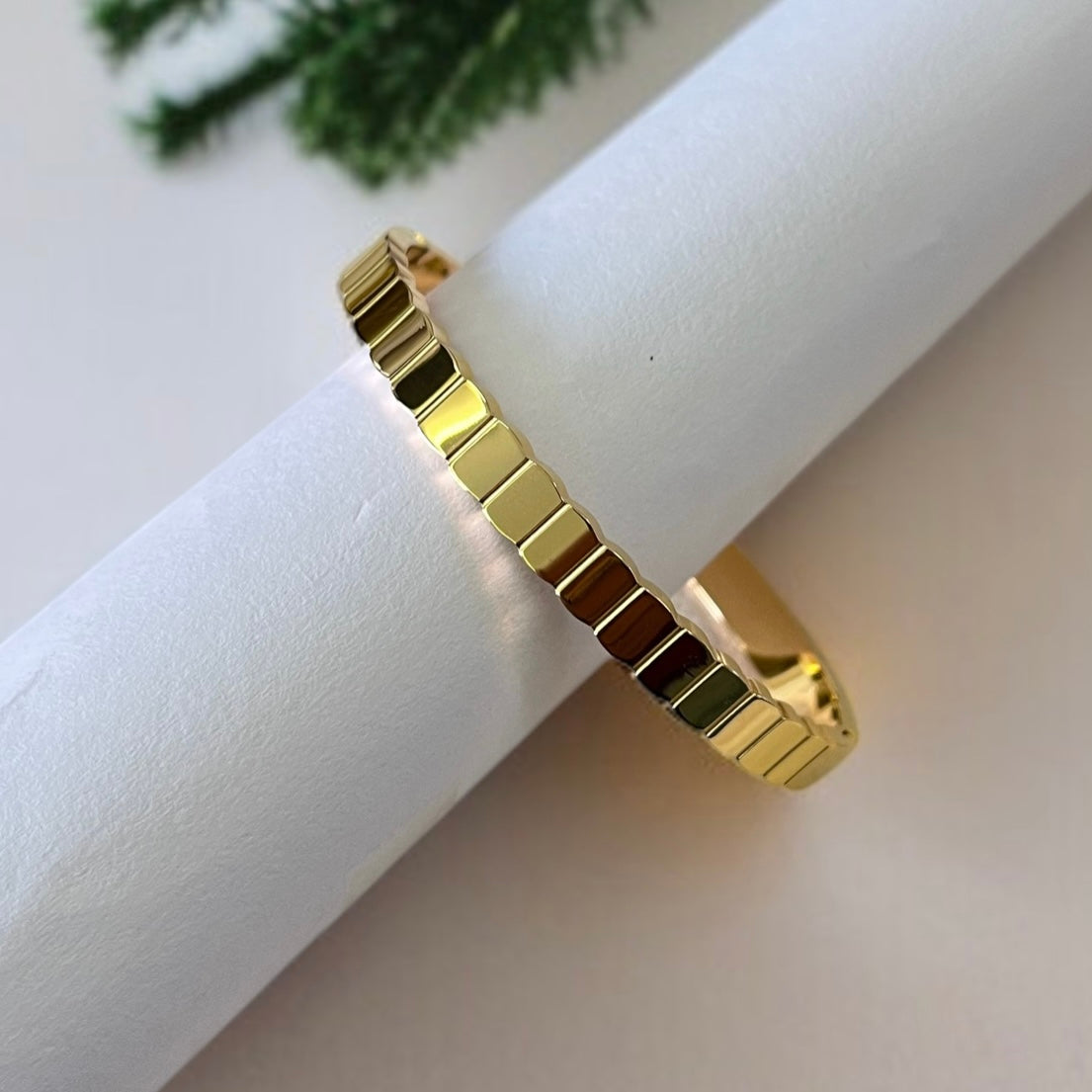 Solid Gold Cuff Bracelet