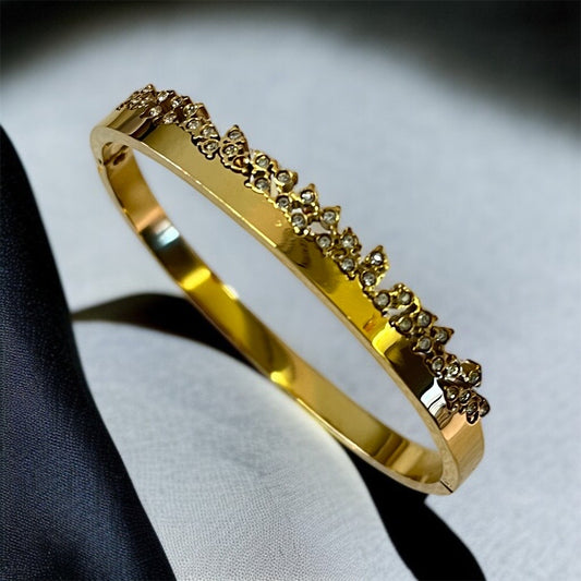 AD Studded Cuff Bracelet