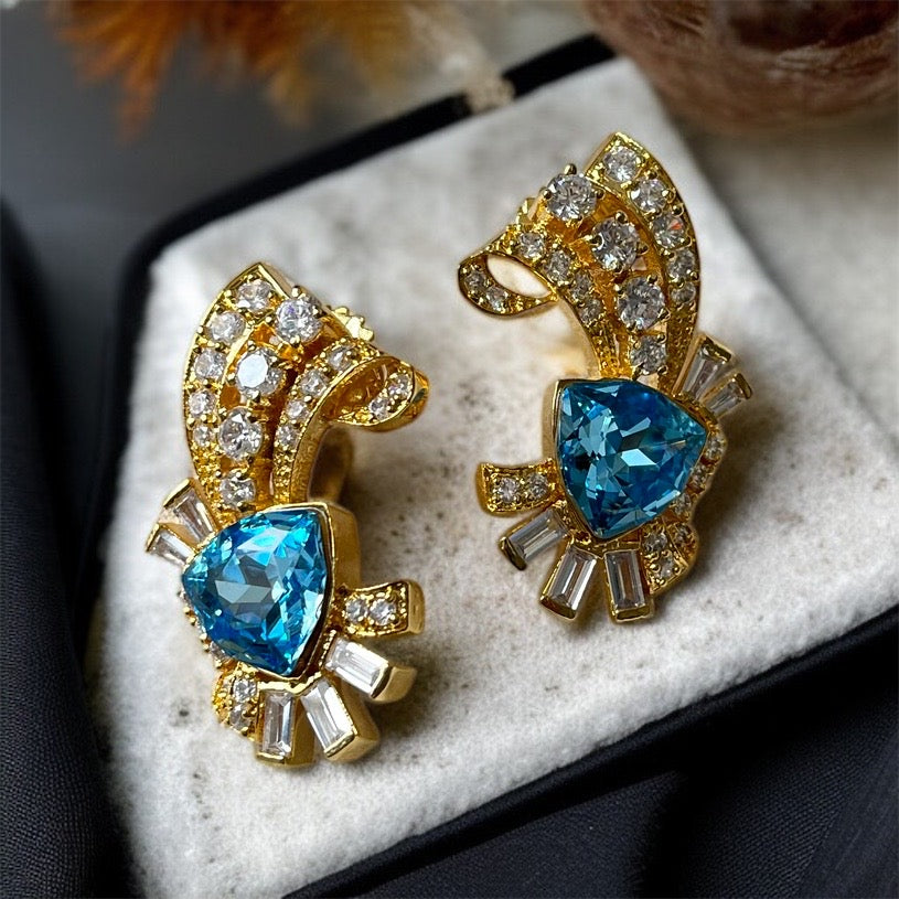 Semi Precious Stone Earrings