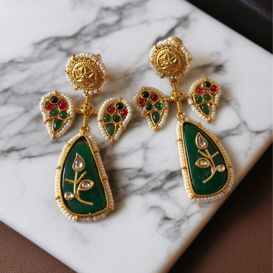 Monalisa Stone Drop Earrings