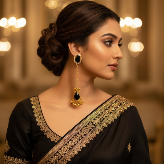 Sleek Ghungroo Kashmiri Earrings