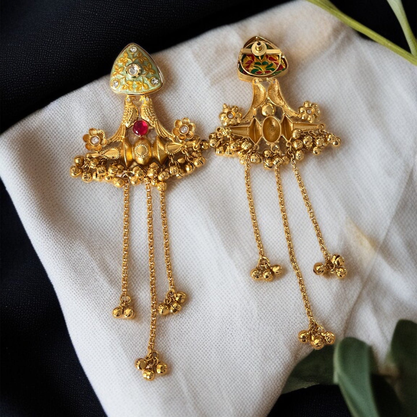 Meenakari Kashmiri Earrings