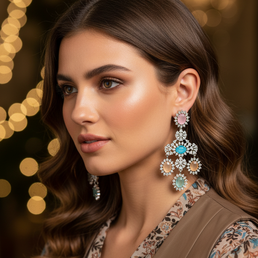 Lara Chandelier Earrings