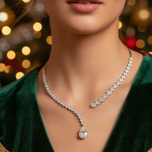 Daimond Hasli Necklace Set