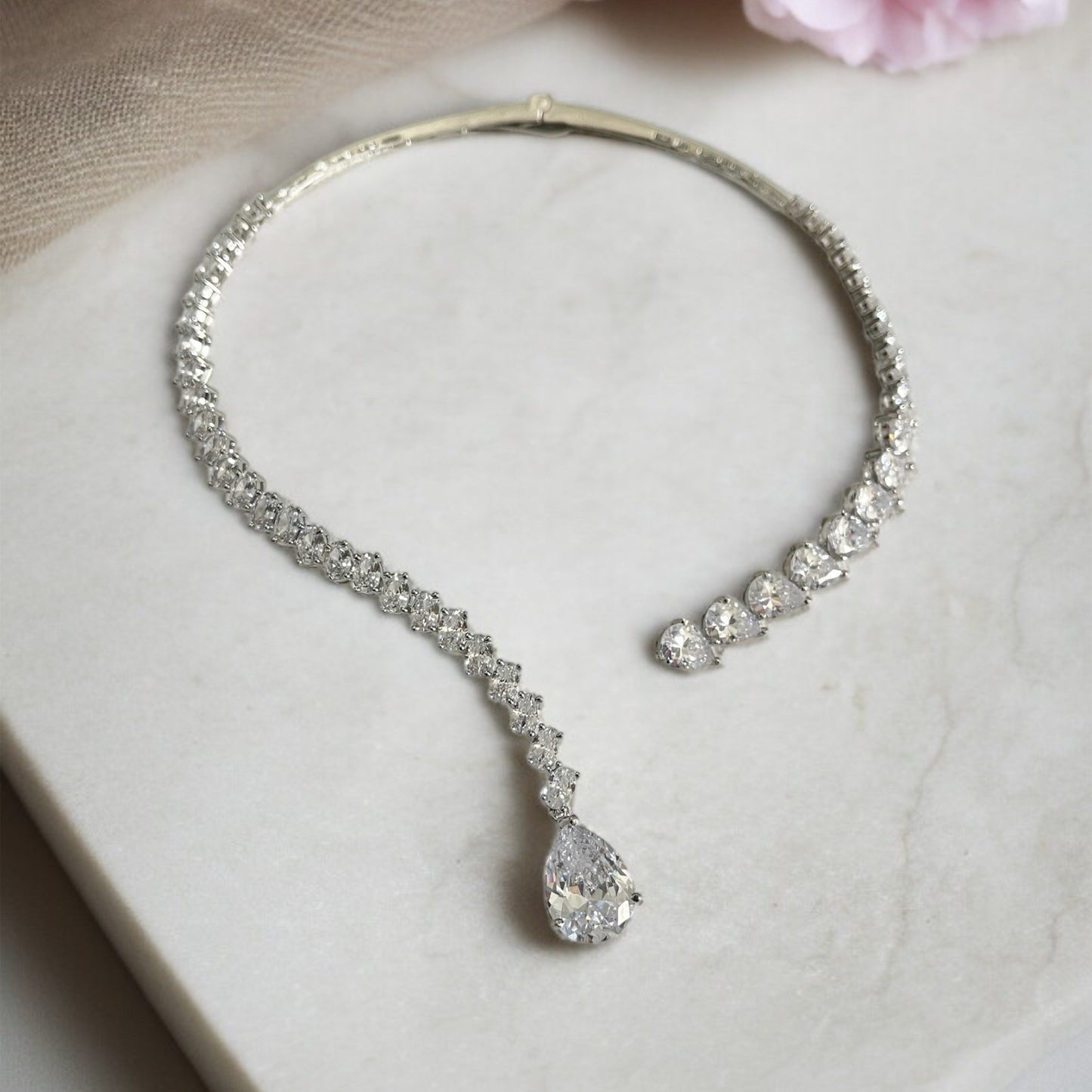 Daimond Hasli Necklace Set