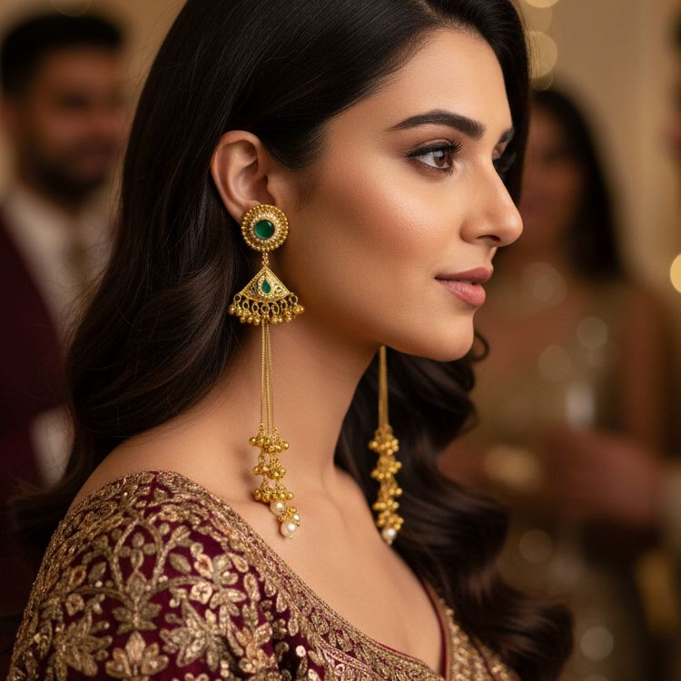 Alize Kashmiri Earrings