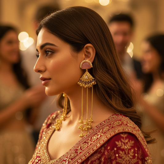 Rumi Ghungroo Kashmiri Earrings