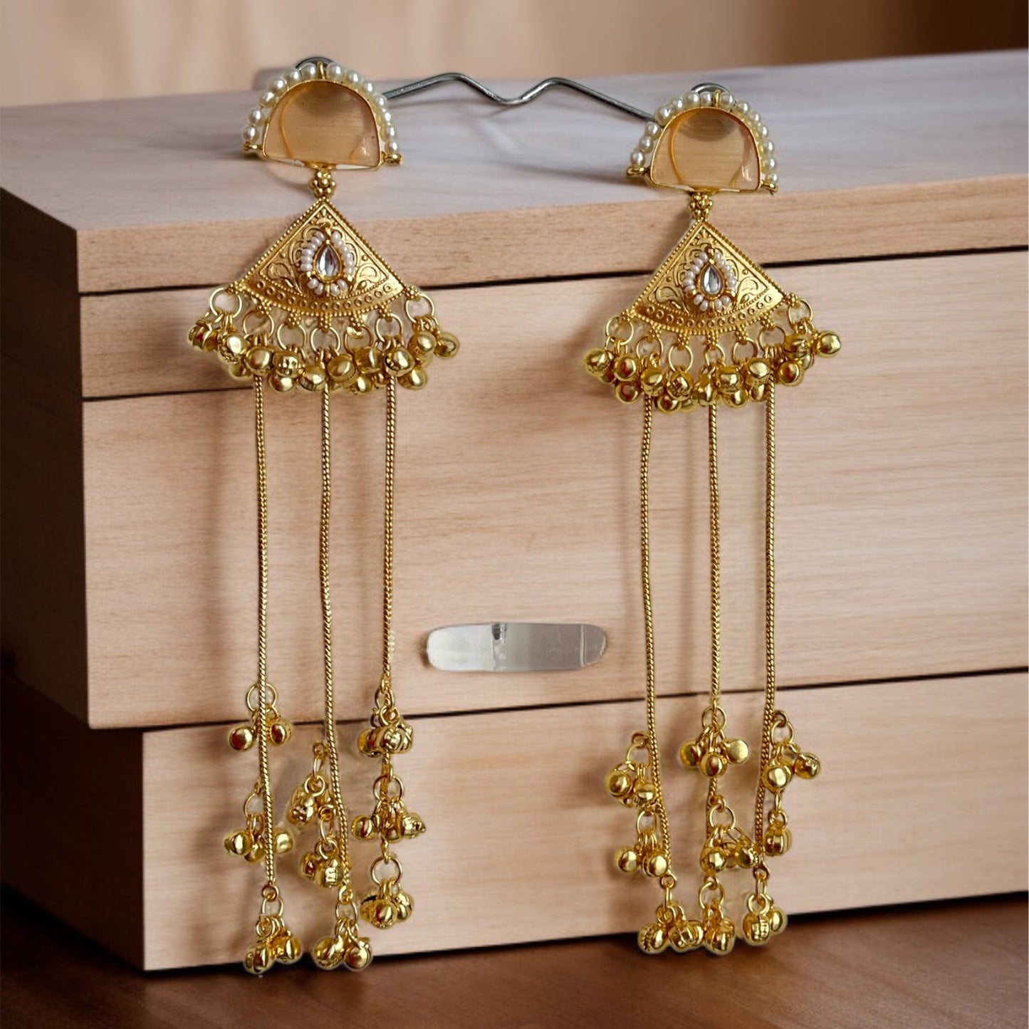 Rumi Ghungroo Kashmiri Earrings