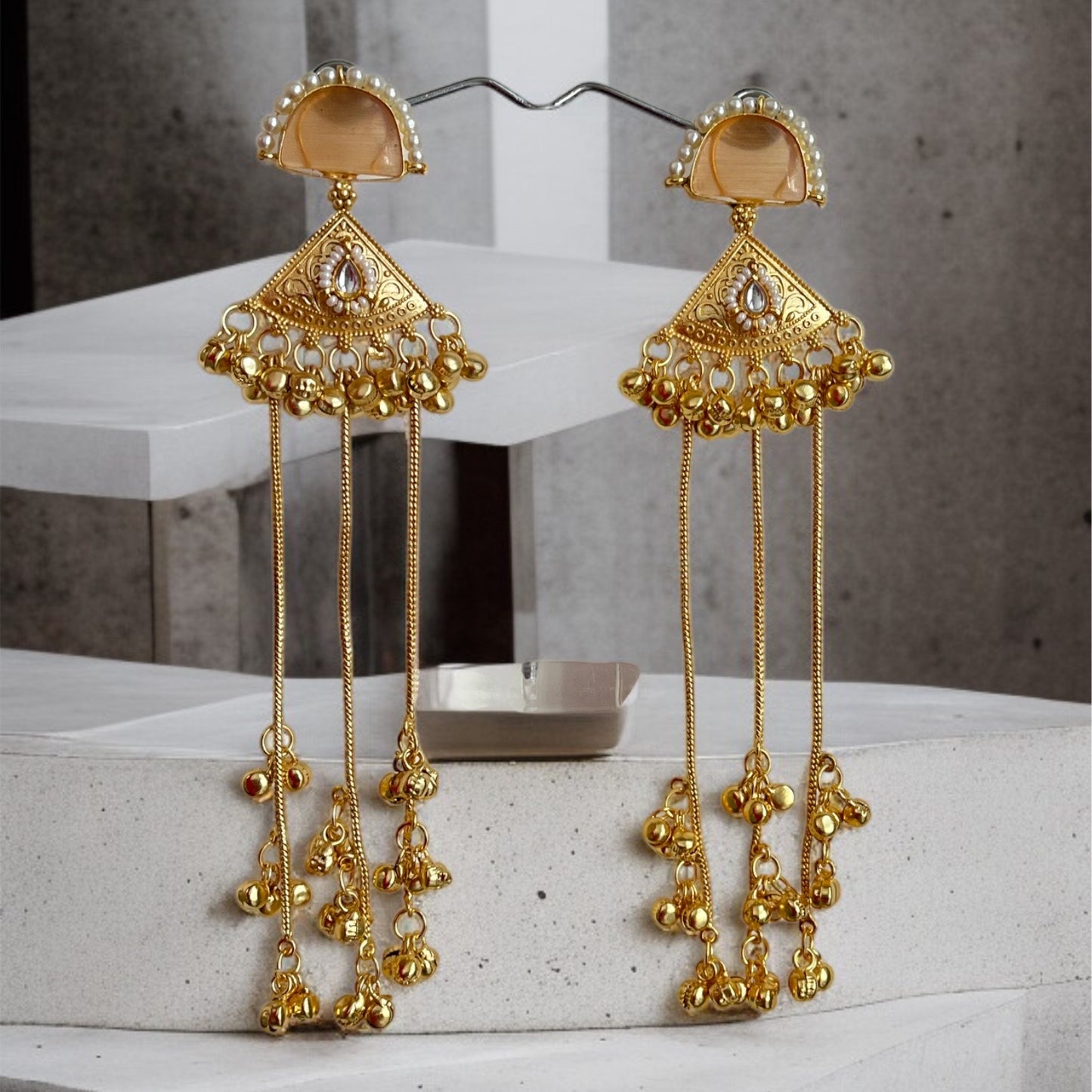 Rumi Ghungroo Kashmiri Earrings