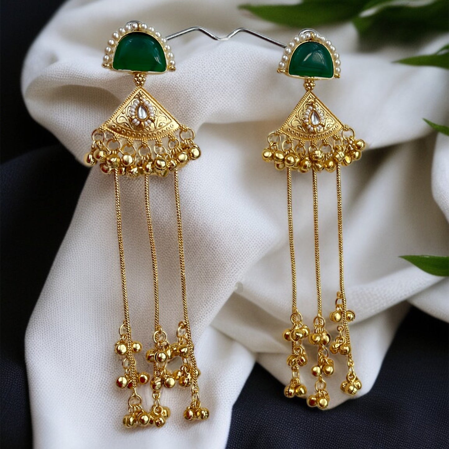 Rumi Ghungroo Kashmiri Earrings