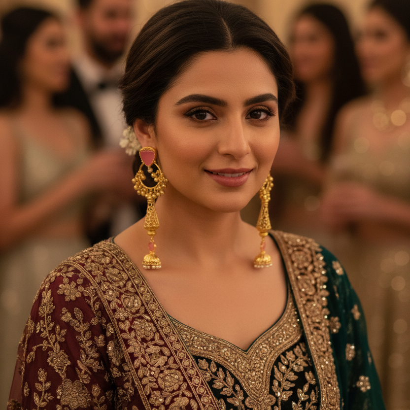 Ghungroo Kashmiri Earrings