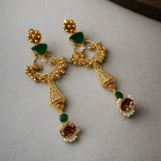 Ruhani Ghungroo Kashmiri Earrings