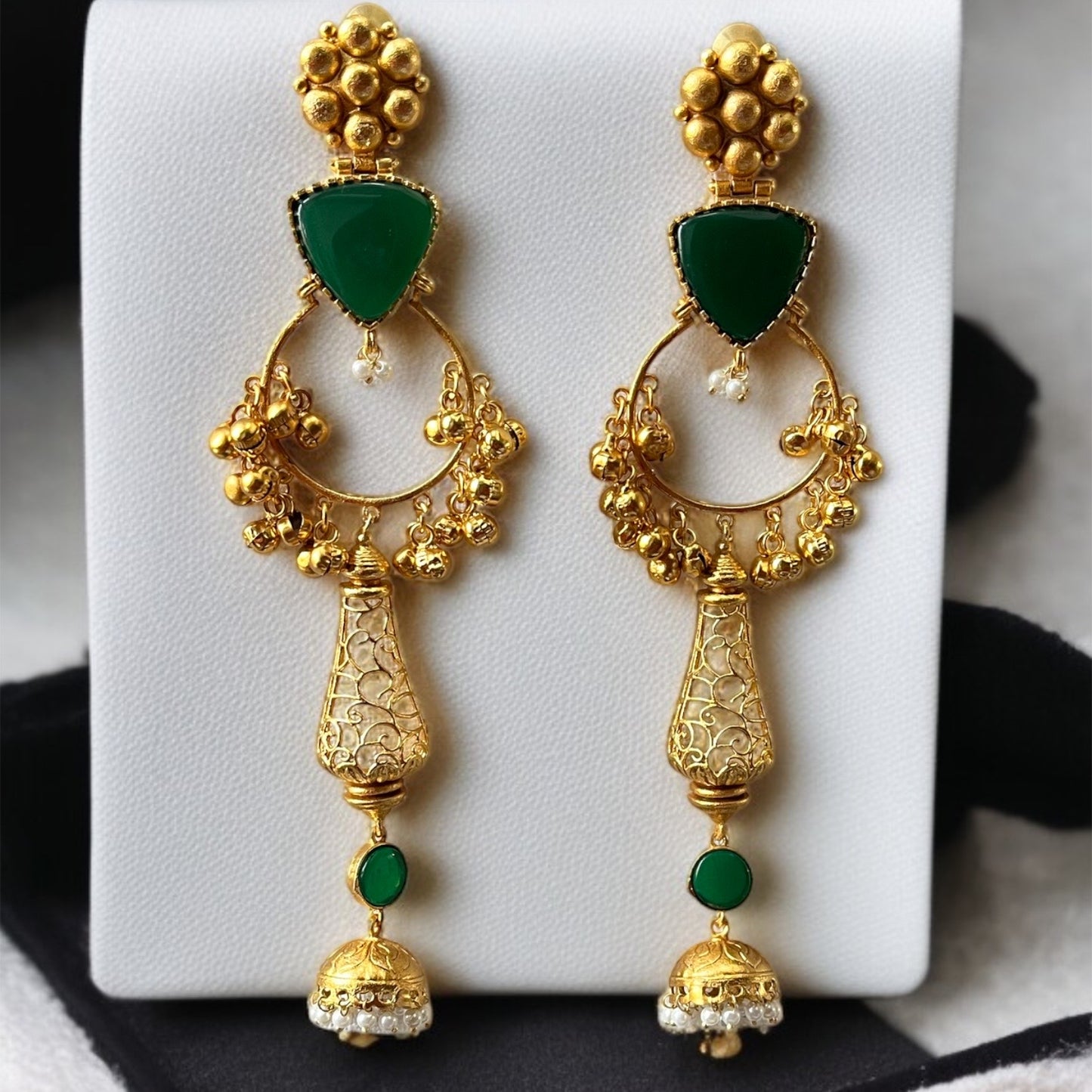 Ruhani Ghungroo Kashmiri Earrings