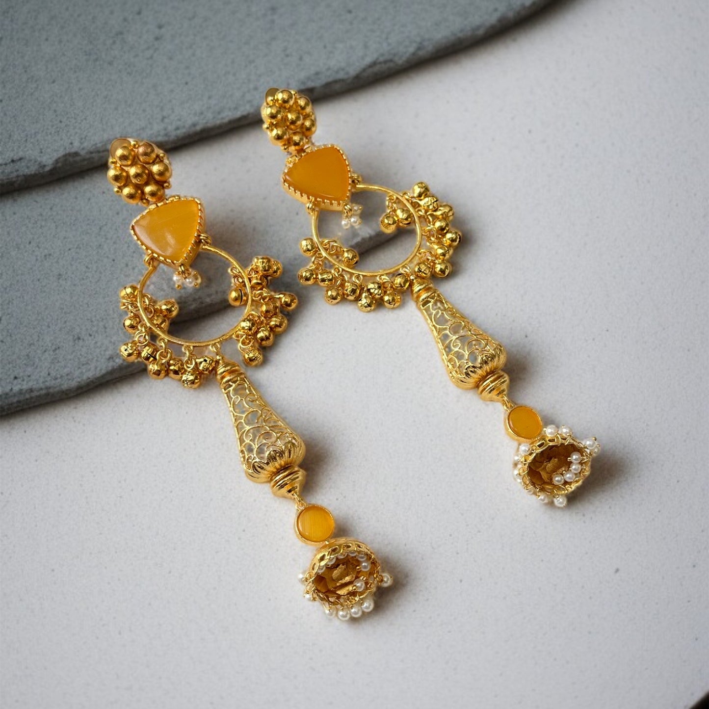Ruhani Ghungroo Kashmiri Earrings