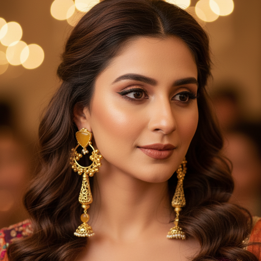 kashmiri earrings for wedding