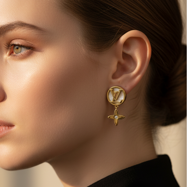 Brand Inspired Drops Earrings