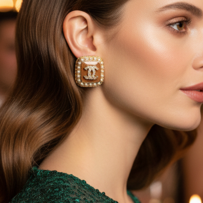 Brand Inspired Studs Earring