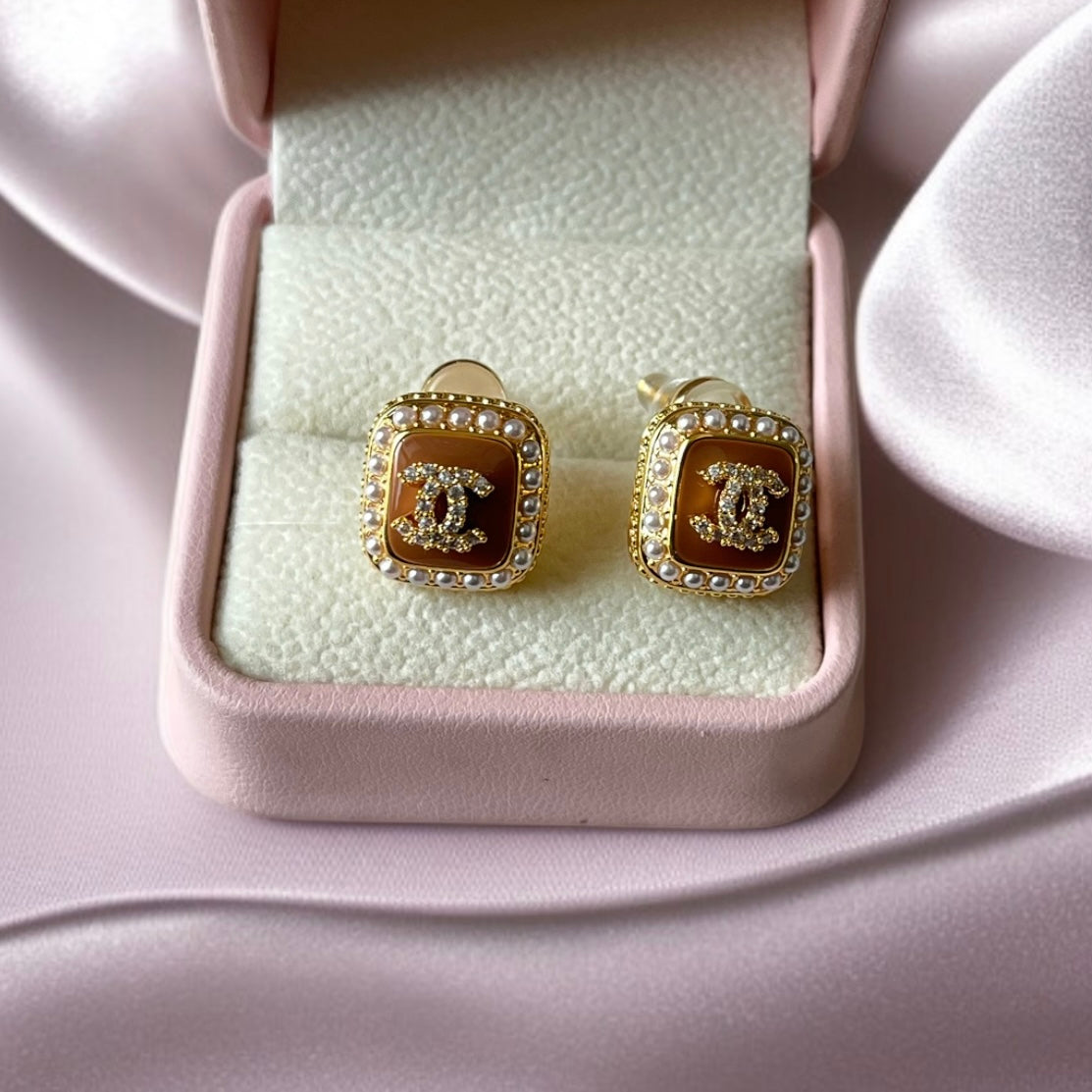 Brand Inspired Studs Earring