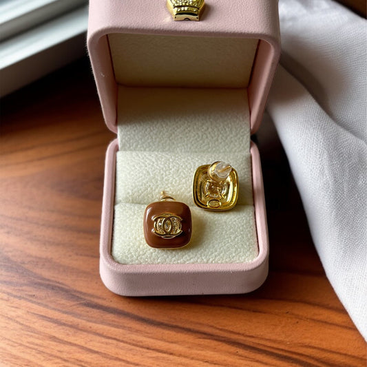 Brand Inspired Studs Earring