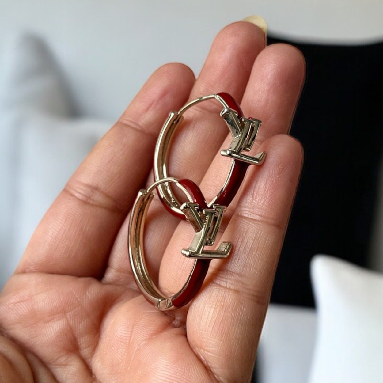 Brand Inspired Hoops Earring