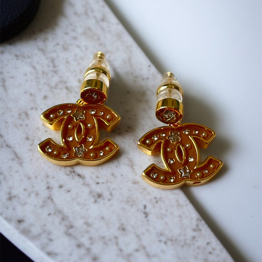 Brand Inspired Drop Earring