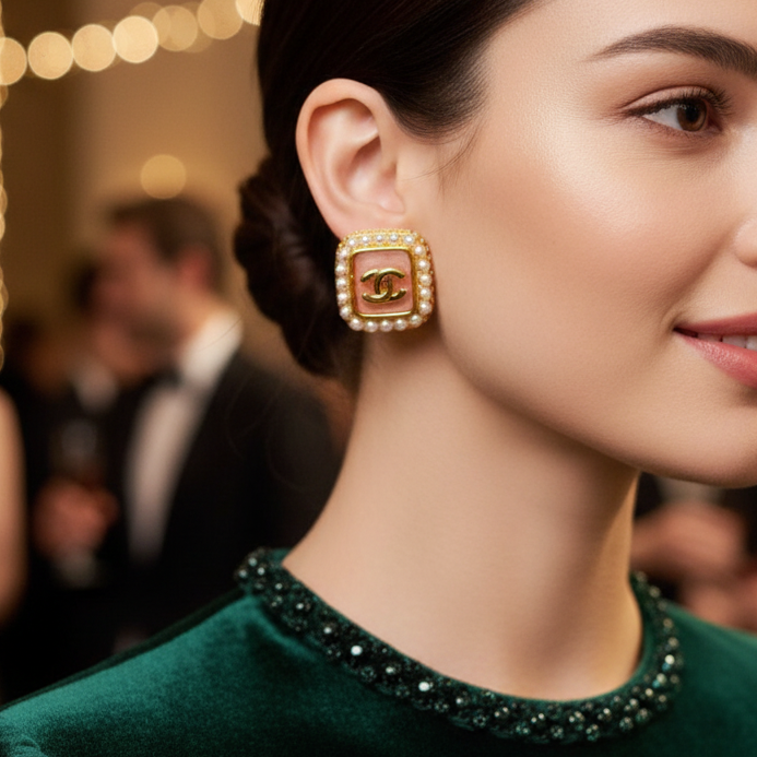 Brand Inspired Studs Earring