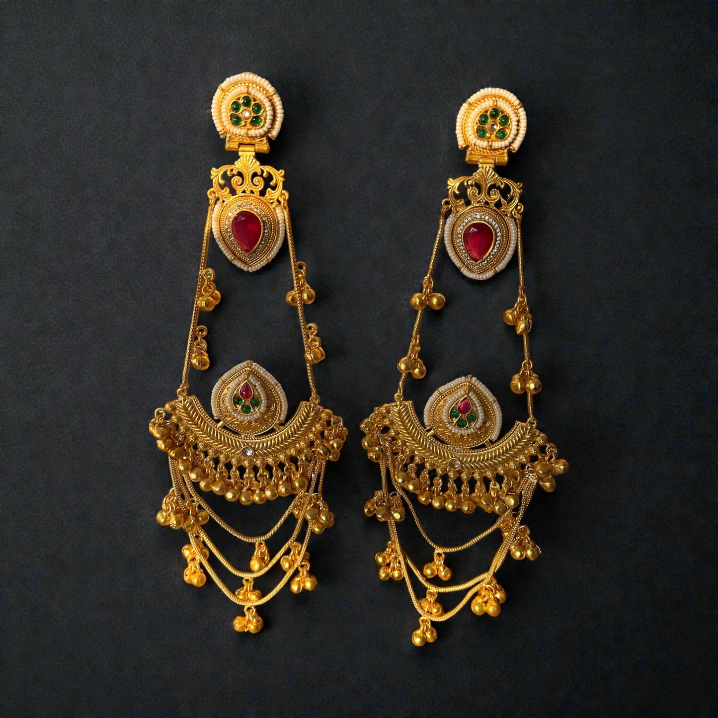 Kasmiri Statement Earrings
