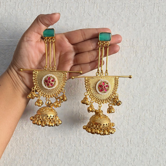 Designer Kashmiri Earrings