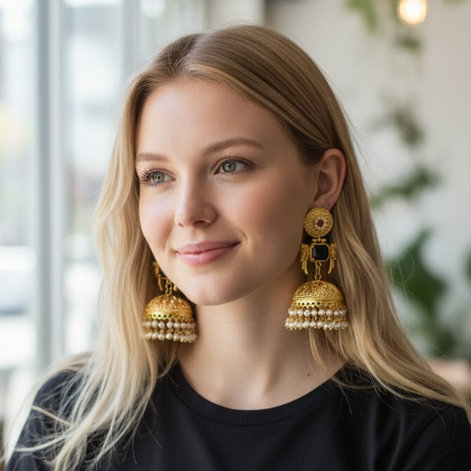 Kashmiri Jhumka Earrings