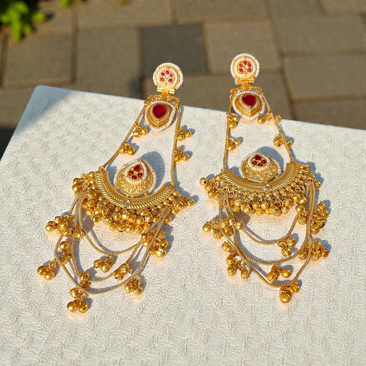 Kasmiri Statement Earrings
