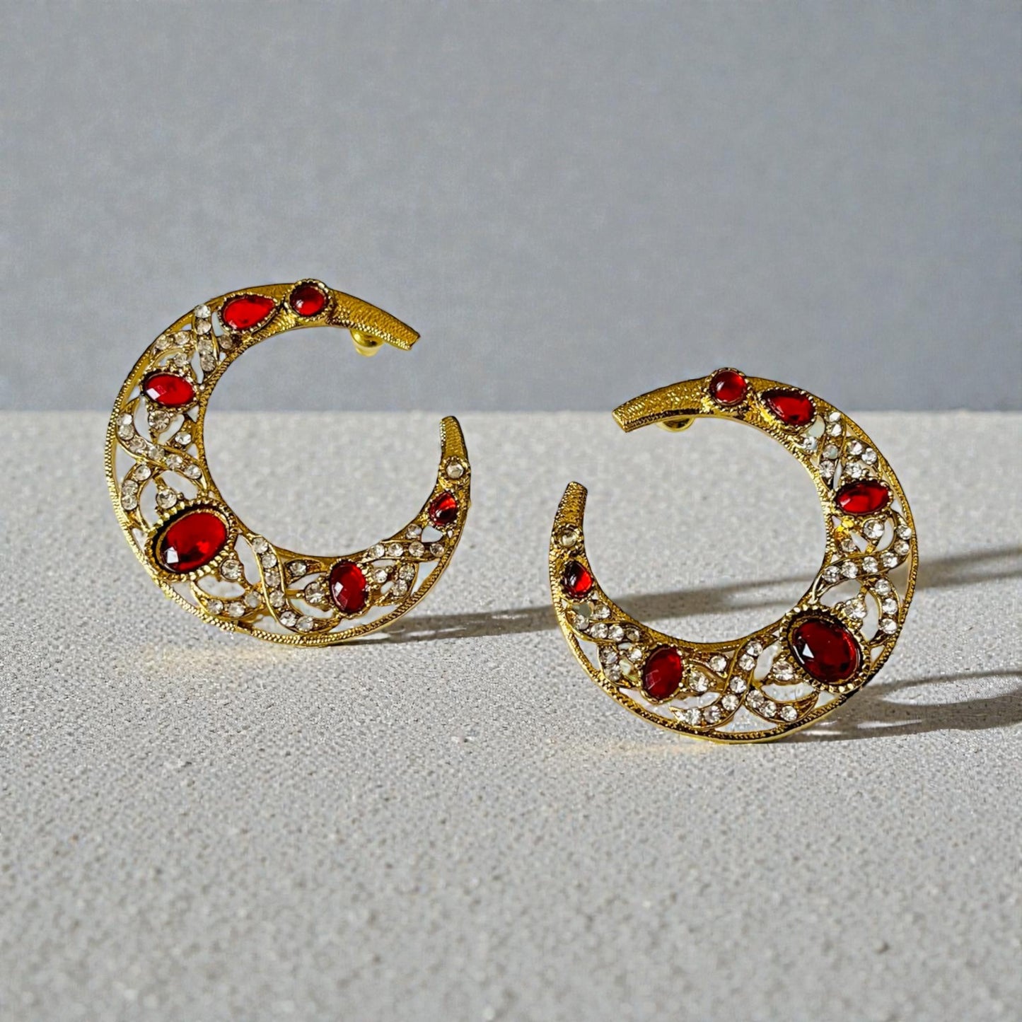 Kundan Stone Chandelier Earrings