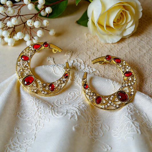 Kundan Stone Chandelier Earrings