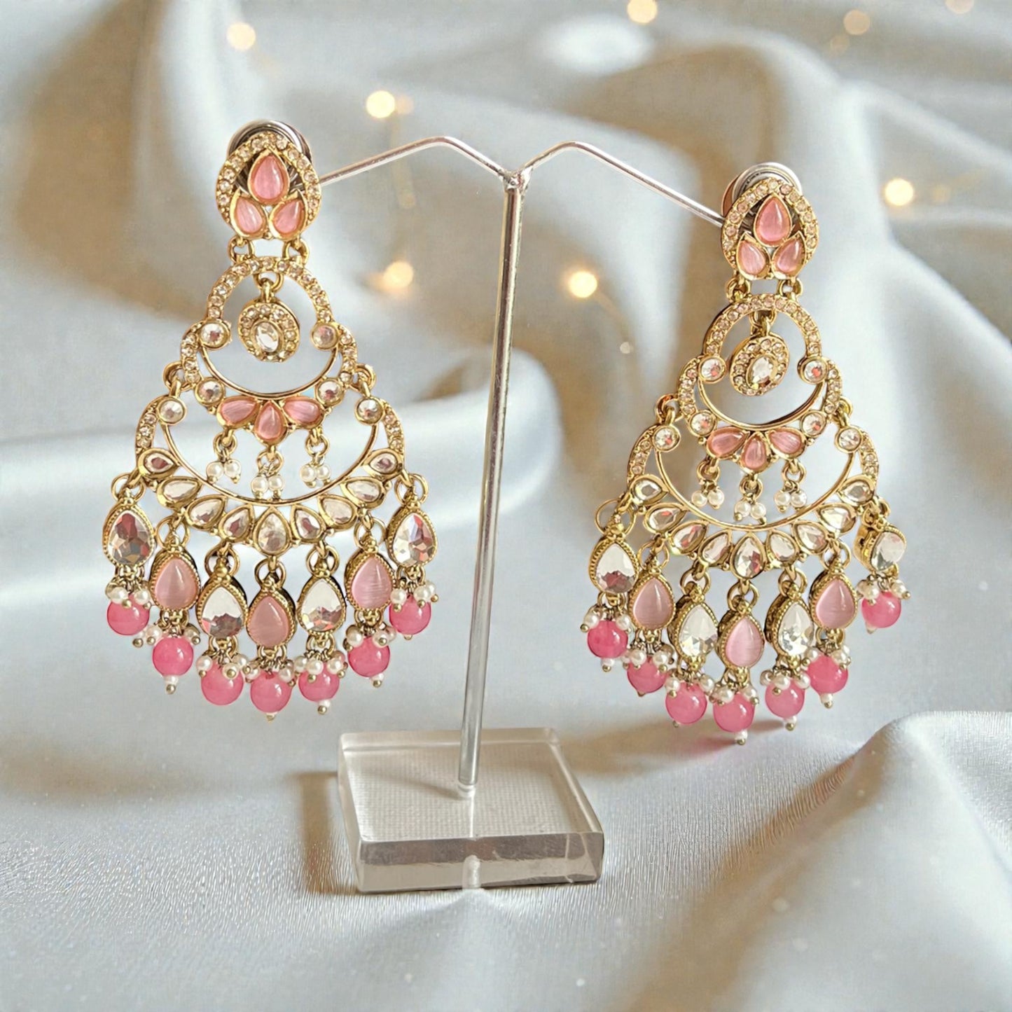 Kundan Chandbali Earrings