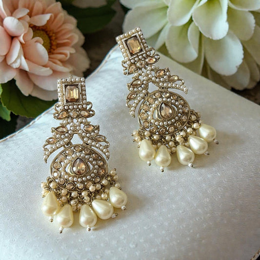 Kundan Drop Earrings