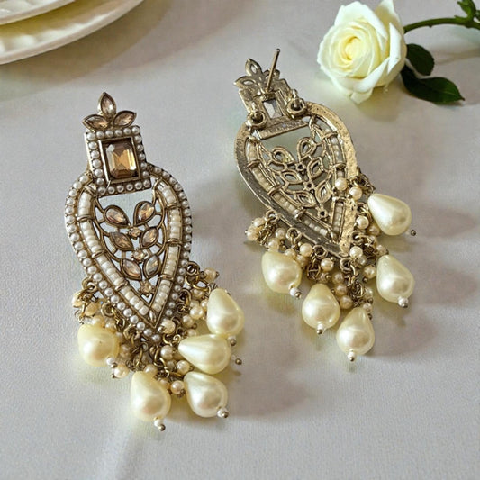 Kundan Drop Earrings