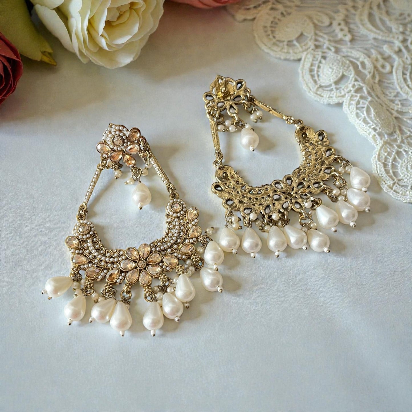 Kundan Drop Earrings