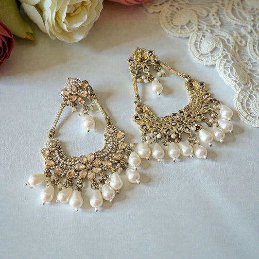 Kundan Drop Earrings