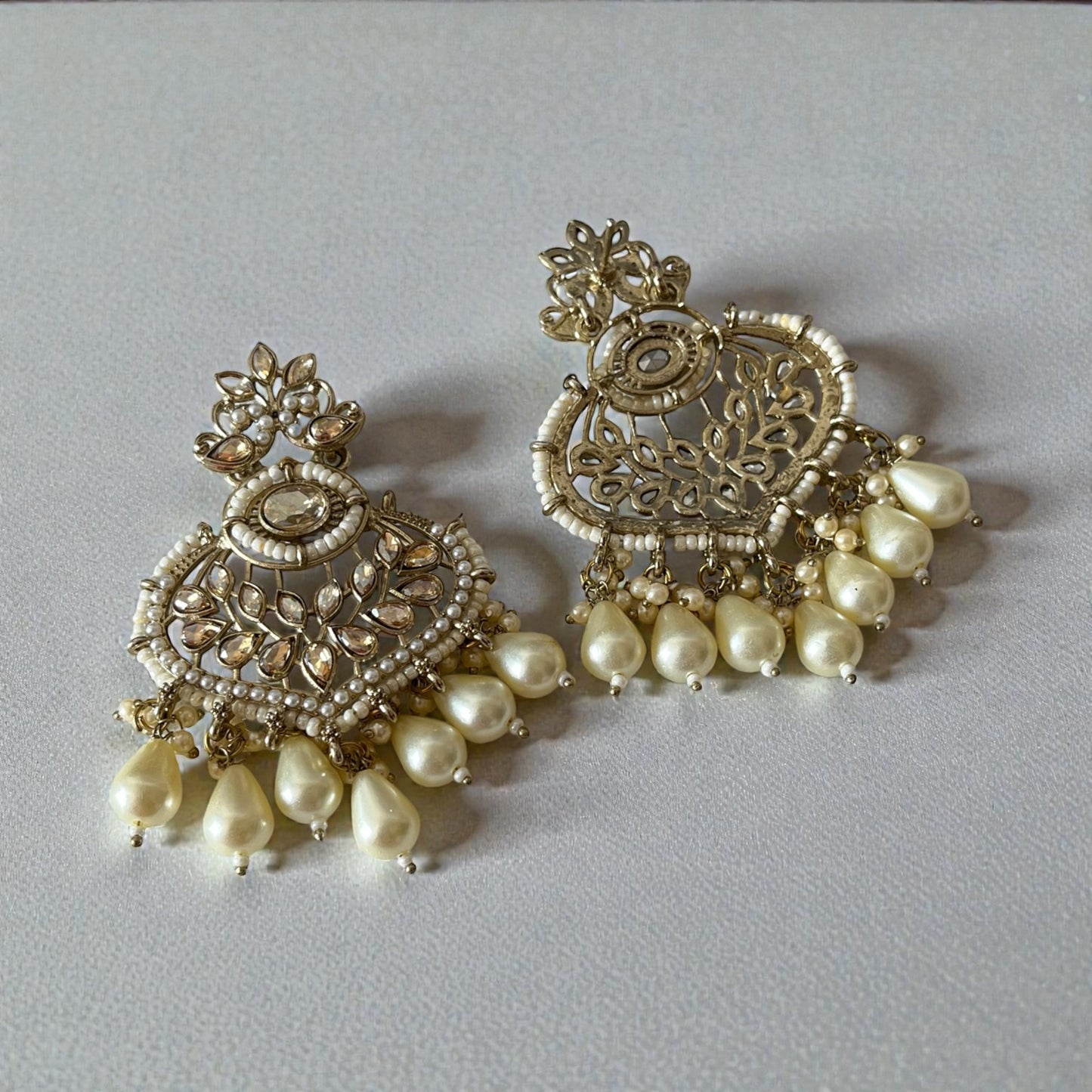 Kundan Chandbali Earrings